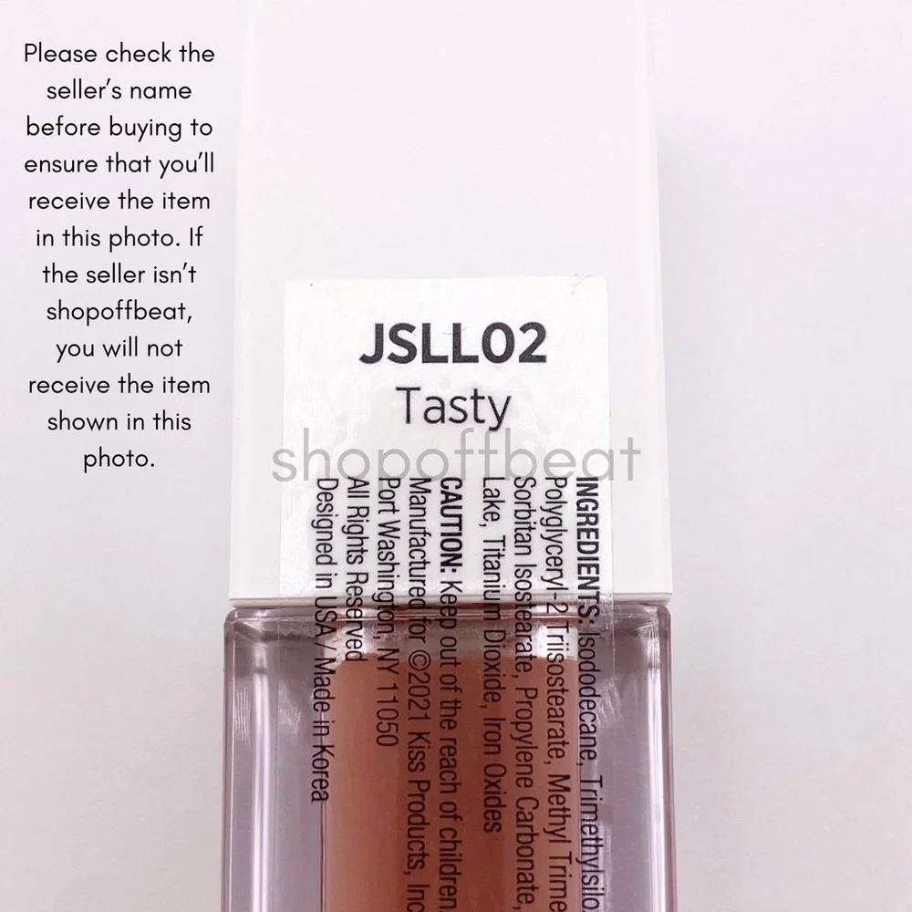 (8) NEW Joah Tasty Endless Longwear Lip Color Tasty 02